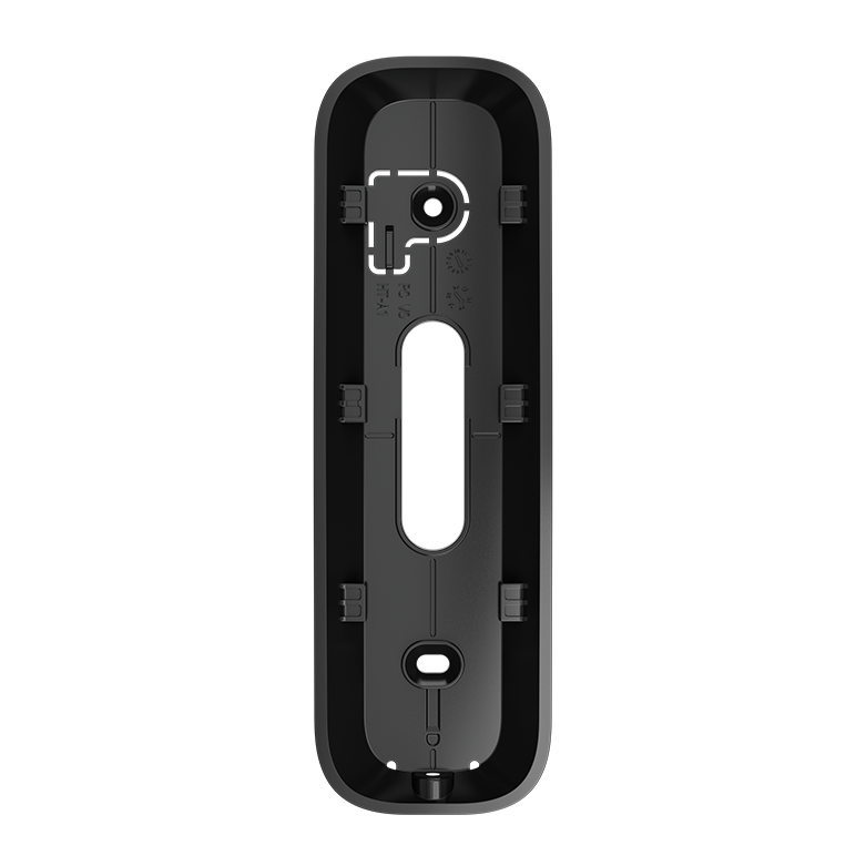 AJAX - AJAX SYSTEMS - DOORBELL BLACK Δικτυακή μπουτονιέρα μίας κλήσης, με δυνατότητα πλήρους ενσωμάτωσης στο Ajax HUB και υποστήριξη καταγραφής μέσω Ajax NVR.