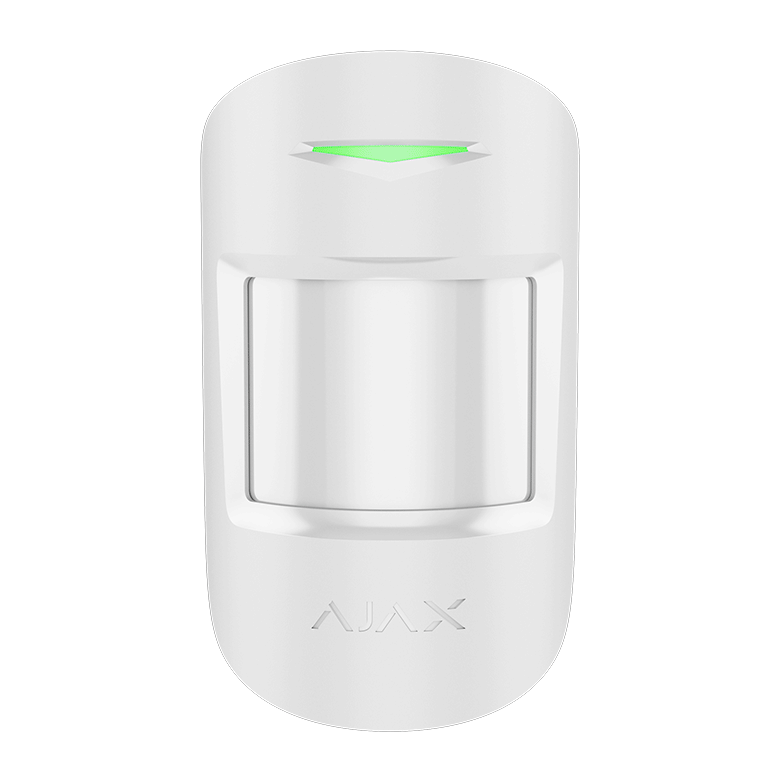 AJAX - MOTION PROTECT SUPERIOR WHITE Aσύρματος ανιχνευτής SUPERIOR, PIR & Pet Friendly (20kg) σε λευκό χρώμα.