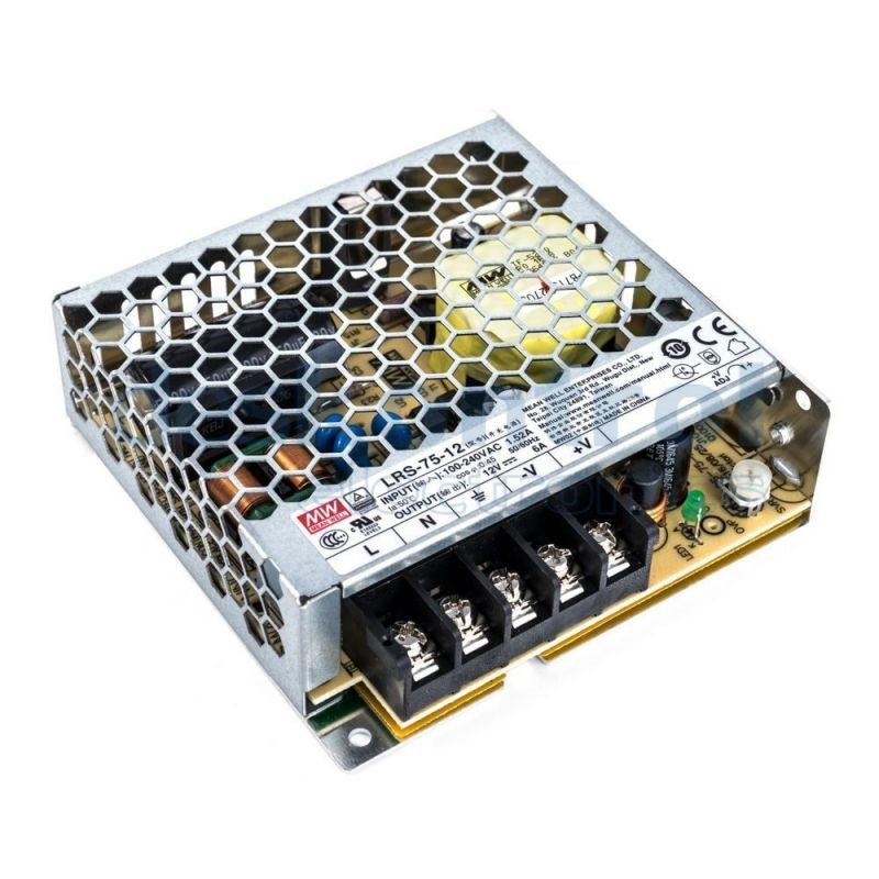 Meanwell LRS-75-12 12V 6A OPEN FRAME POWER SUPPLY