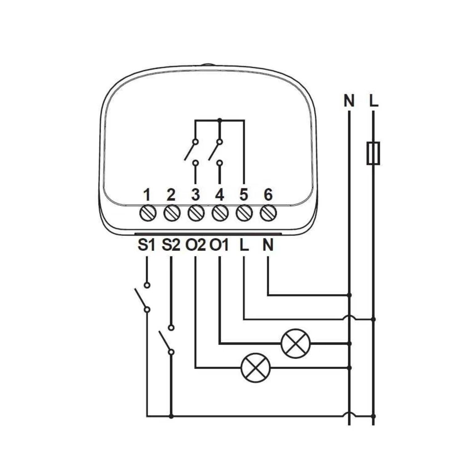 Nice BIDI-SWITCH - Αμφίδρομος δέκτης διαχείρισης φωτών (με μέτρηση κατανάλωσης)