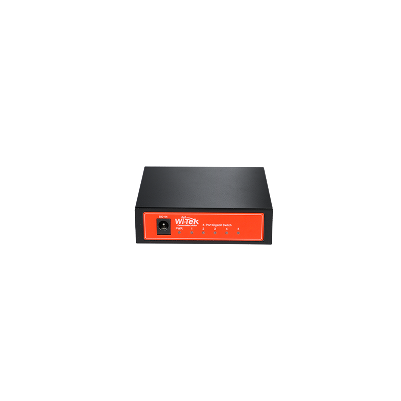 WI-TEK - WI-SG105 V2 Switch 5 θυρών 1000Mbps. Mεταλλικό περίβλημα.