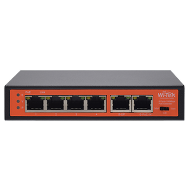 WI-TEK - WI-PE51E PoE Extender με 4 PoE Outputs.