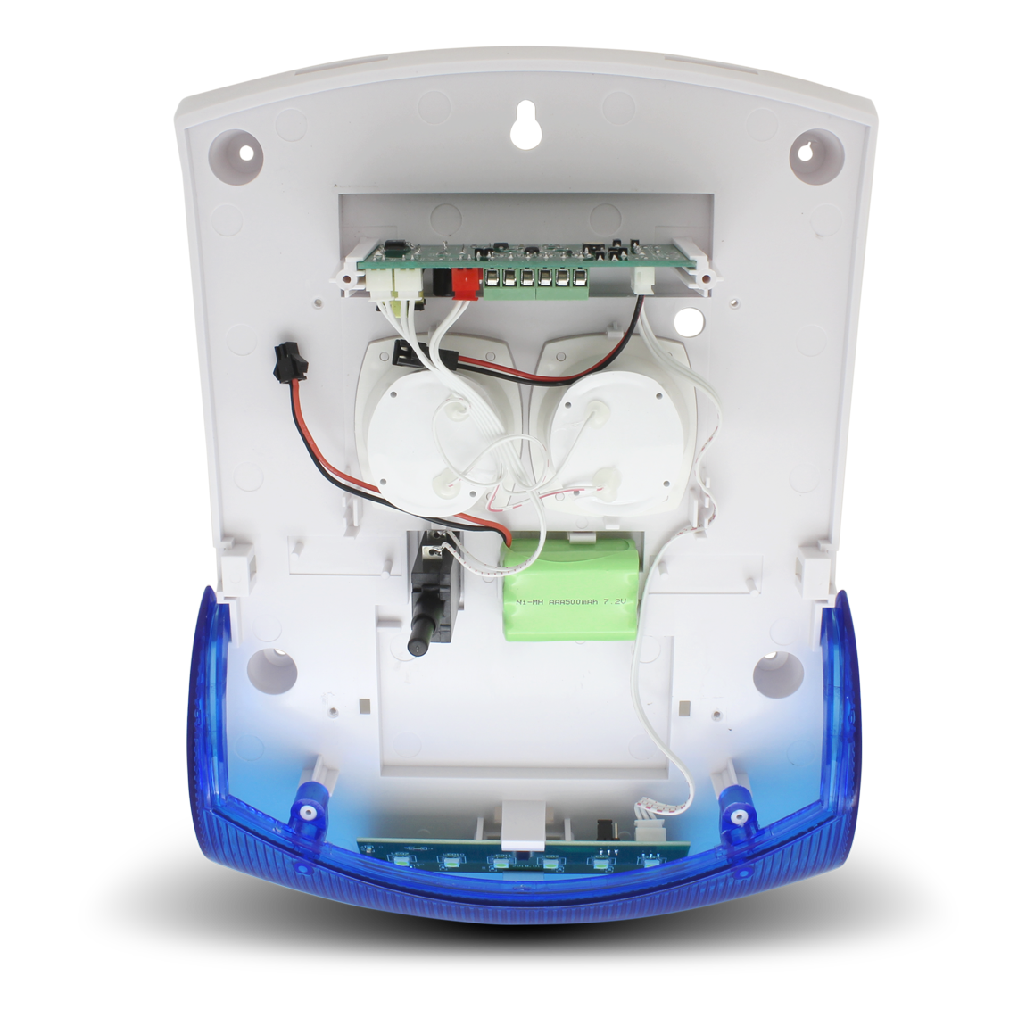 SPARK - SP3650B Εξωτερική σειρήνα με 6 ενδεικτικά Flash LED λειτουργίας, σε μπλε χρώμα.