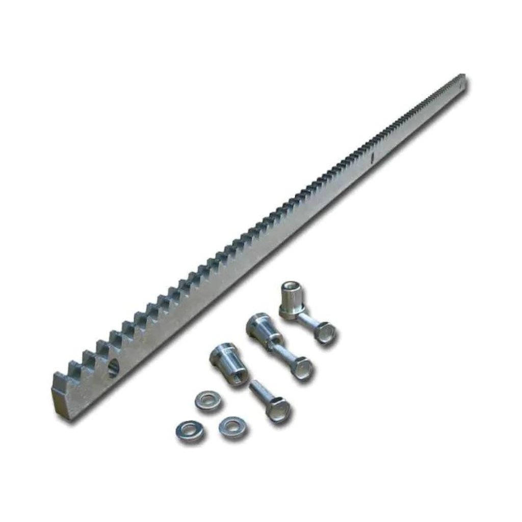 Γαλβανιζε Κρεμαγιέρα Μ4 30x10x1000mm με αποστάτες