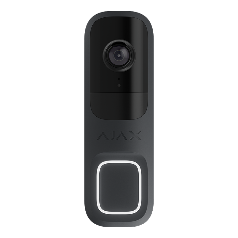 AJAX - AJAX SYSTEMS - DOORBELL GRAPHITE Δικτυακή μπουτονιέρα μίας κλήσης, με δυνατότητα πλήρους ενσωμάτωσης στο Ajax HUB και υποστήριξη καταγραφής μέσω Ajax NVR.