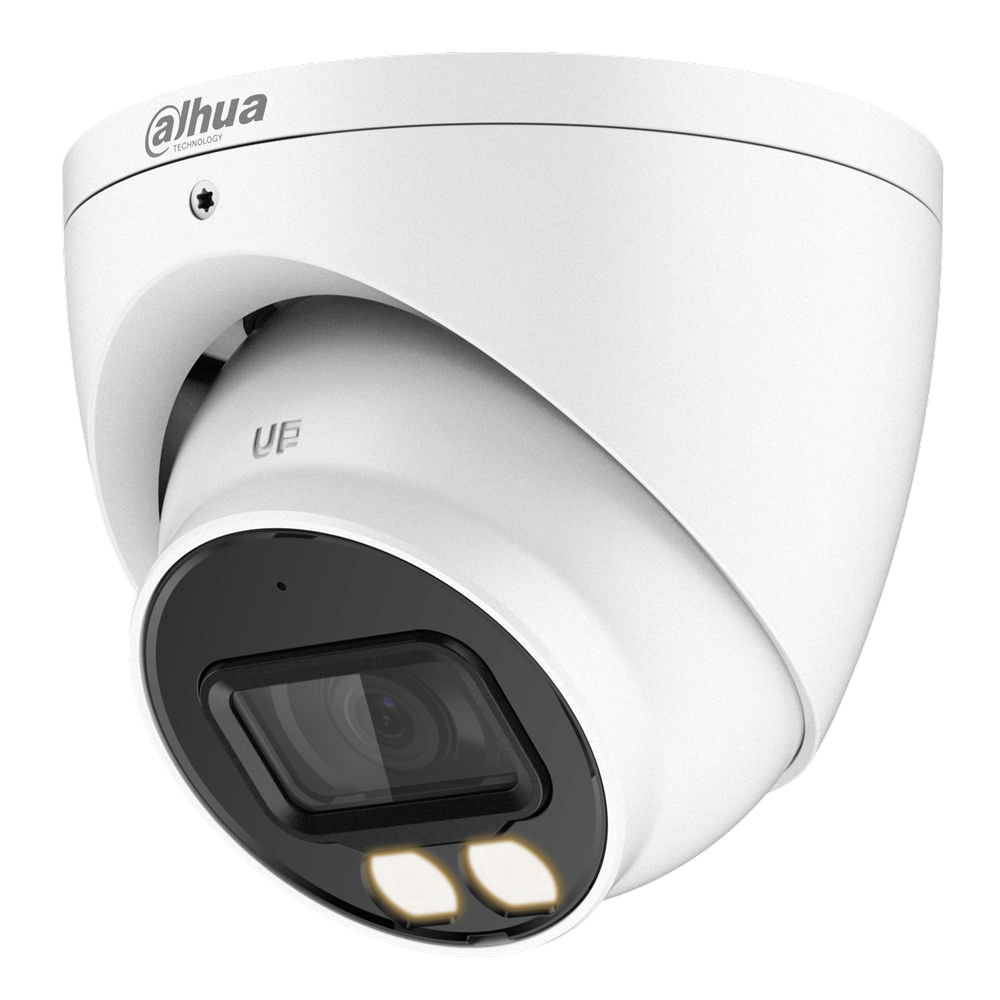 DAHUA - HAC-HDW1801T-IL-A-0280B-S2 Dual Smart Illuminators Dome κάμερα 8MP με φακό 2.8mm και ενσωματωμένο μικρόφωνο.