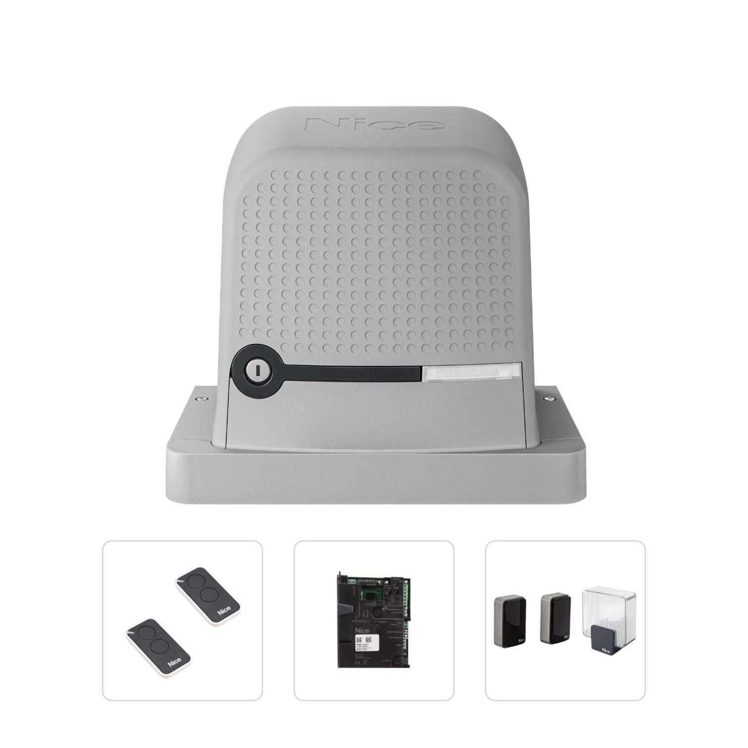 Nice ROBUS 400 NEW (RBS400) (Premium Kit) - Μοτέρ Συρόμενης Γκαραζόπορτας