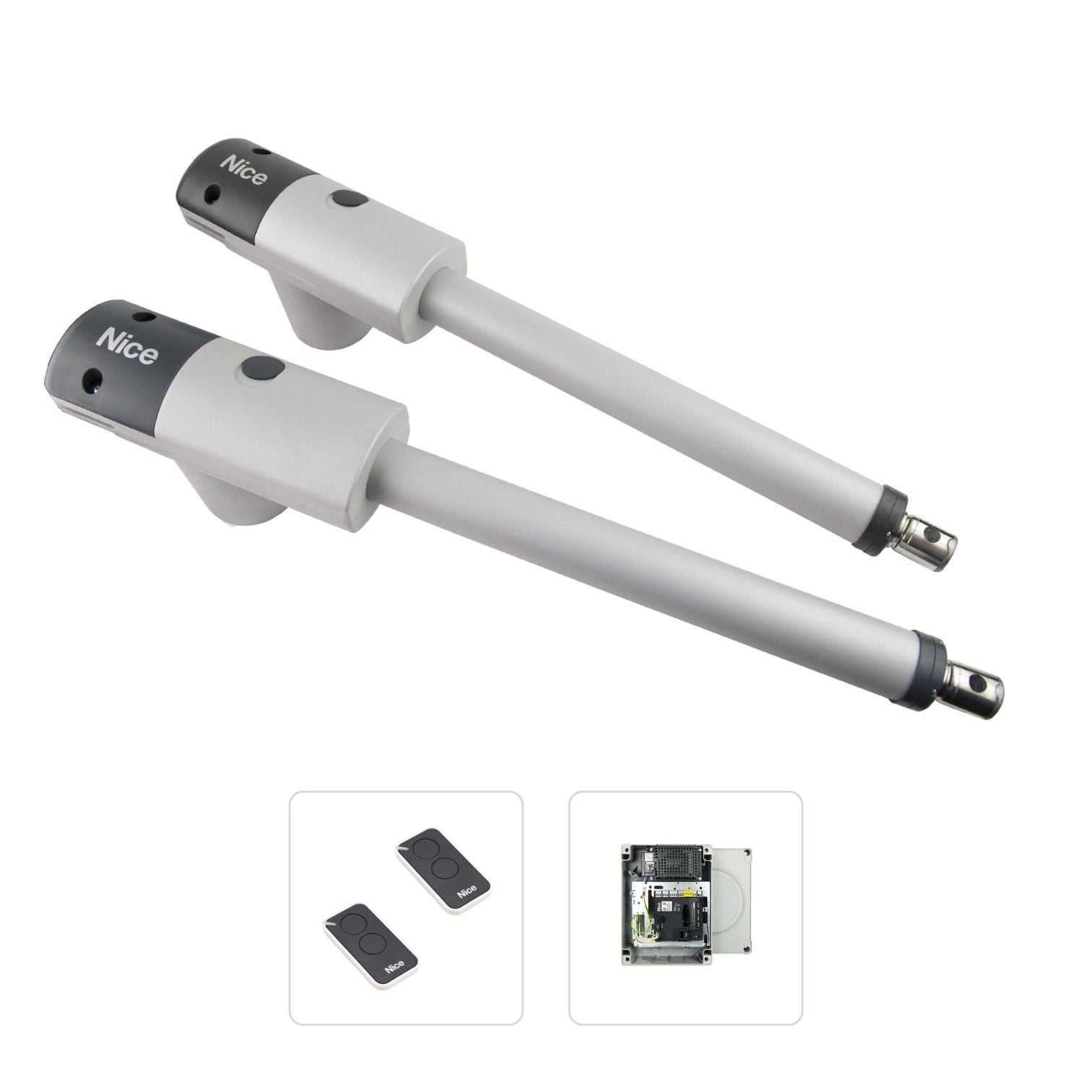 Nice TOO3024 (Basic Διπλό Kit) - Σετ μηχανισμών 24V για ανοιγόμενες αυλόπορτες με μήκος κάθε φύλλου έως 2m και 300kg