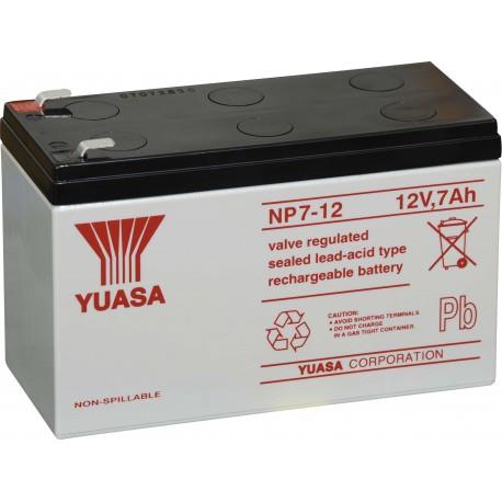 YUASA - BATTERY 12V 7AH Επαναφορτιζόμενη μπαταρία 12V / 7Ah.