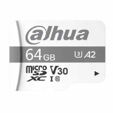 DAHUA - TF-P100/64GB Κάρτα μνήμης Micro SD 64GB για αποθήκευση της καταγραφής σε IP κάμερες.