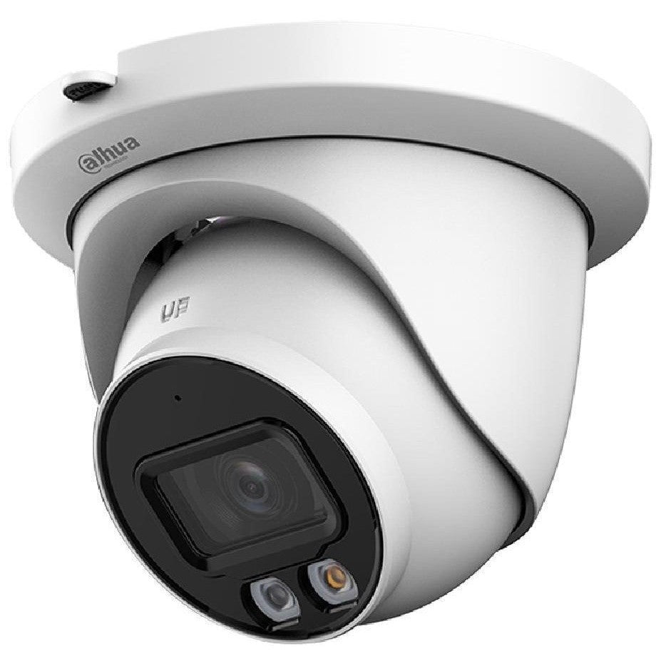 DAHUA - IPC-HDW2249TM-S-IL IP Smart Dual Illuminator Dome κάμερα ανάλυσης 2MP, με φακό 2.8mm, IR30m και Led 30m. Ενσωματωμένο μικρόφωνο.