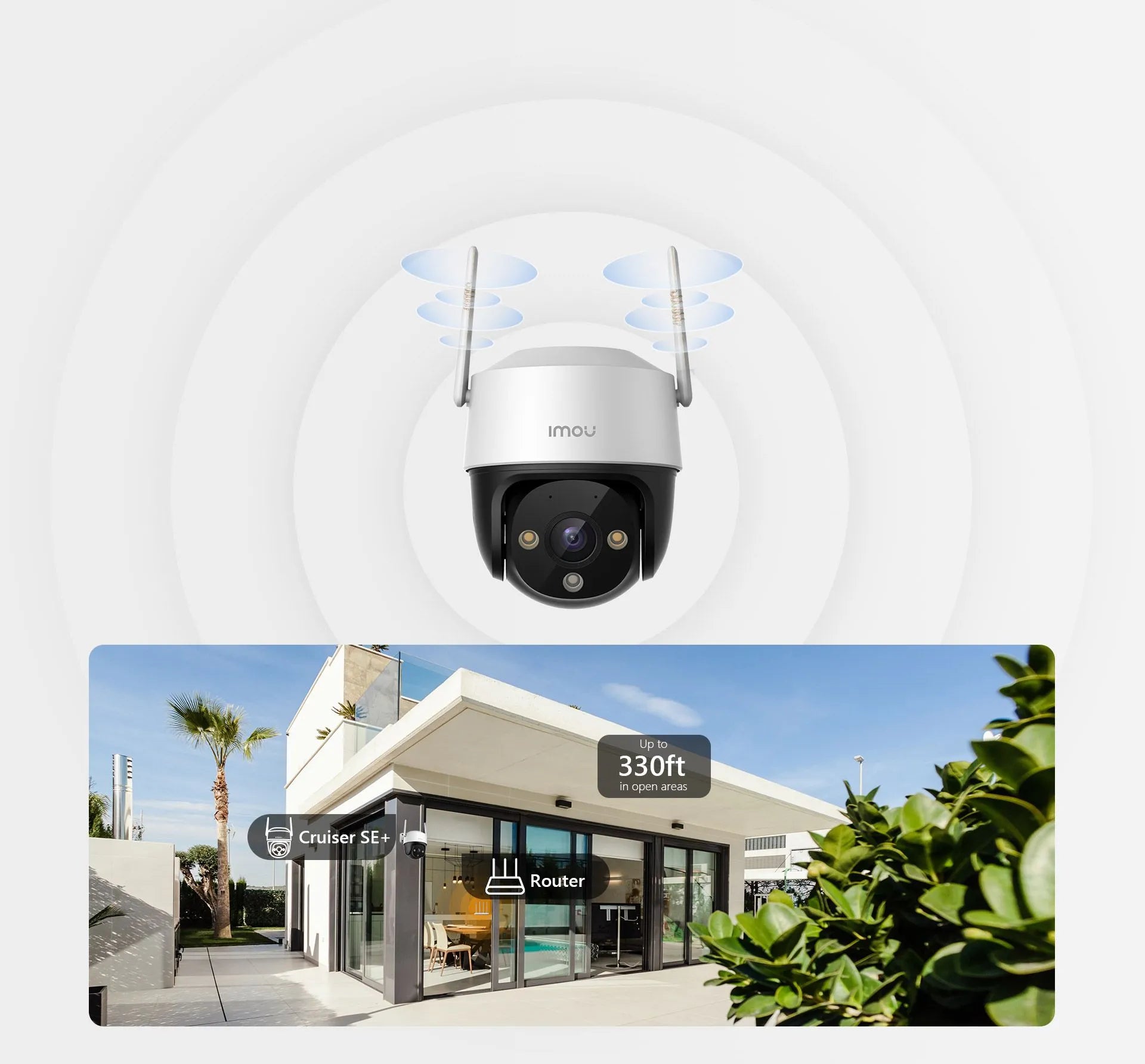 IMOU Cruiser+ 5MP (IPC-K7CP-5H1WE) - IP Κάμερα Παρακολούθησης Wi-Fi 5MP