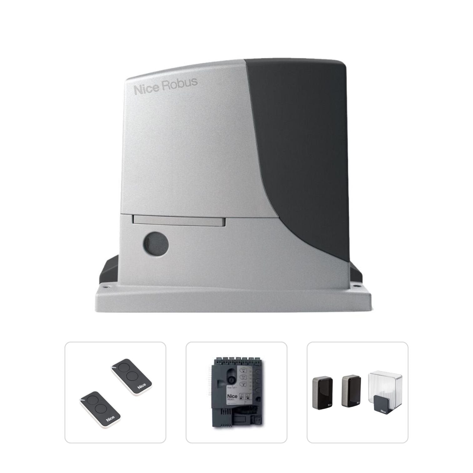 Nice ROBUS 600 (Premium Kit) - Μοτέρ Συρόμενης Γκαραζόπορτας