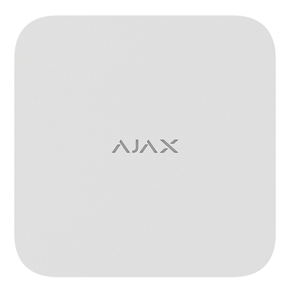 AJAX - NVR (16ch) WHITE Καταγραφικό Αjax 16 καναλιών 4Κ (8ΜP), σε λευκό χρώμα.