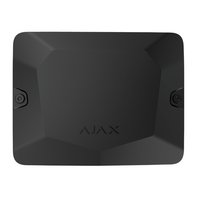 AJAX - CASE B (175) BLACK Κουτί διακλάδωσης δύο θέσεων, για ασφαλή ενσύρματη σύνδεση συσκευών Ajax Fibra, σε μαύρο χρώμα.