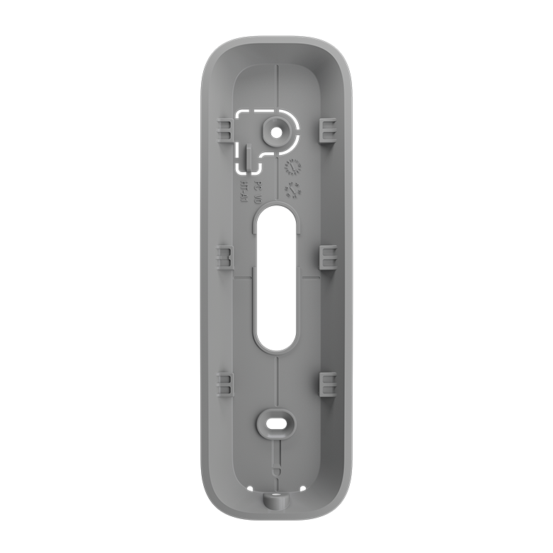 AJAX - AJAX SYSTEMS - DOORBELL GREY Δικτυακή μπουτονιέρα μίας κλήσης, με δυνατότητα πλήρους ενσωμάτωσης στο Ajax HUB και υποστήριξη καταγραφής μέσω Ajax NVR.