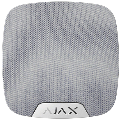 AJAX - HOME SIREN WHITE Ασύρματη εσωτερική σειρήνα, σε λευκό χρώμα.