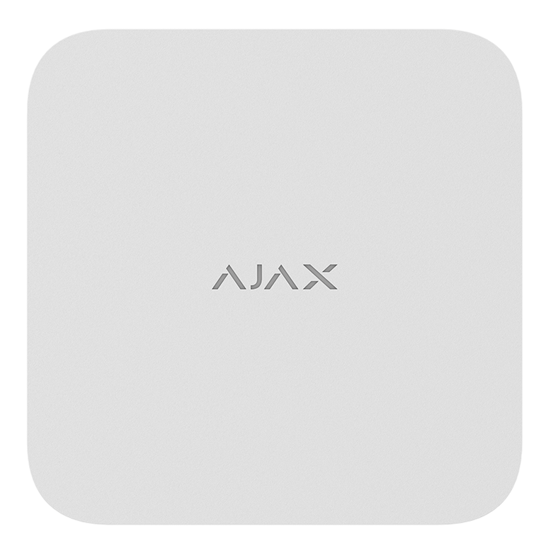 AJAX - NVR (8ch) WHITE Καταγραφικό Αjax 8 καναλιών 4Κ (8ΜP), σε λευκό χρώμα.