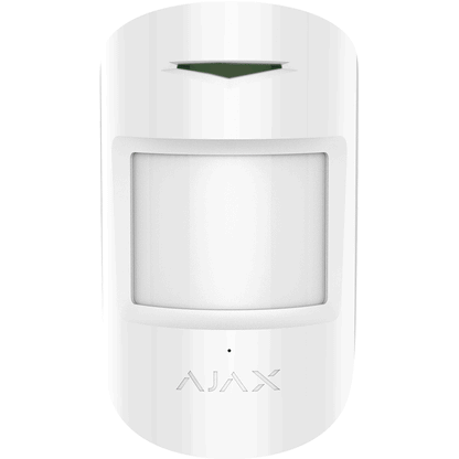 AJAX - MOTION PROTECT WHITE Ασύρματος ανιχνευτής κίνησης PIR & Pet Friedly, σε λευκό χρώμα.