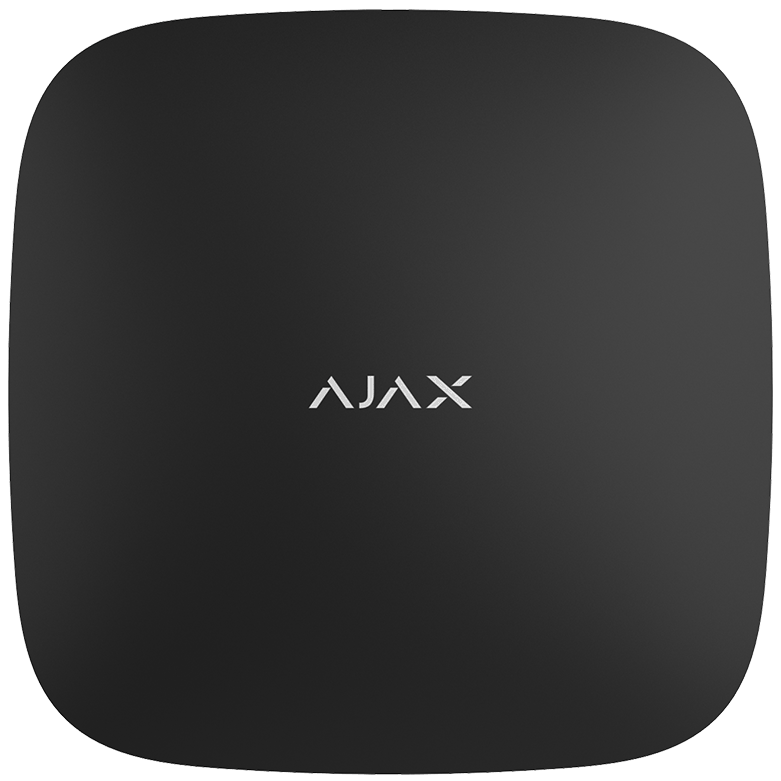 AJAX - HUB 2 (4G) BLACK Ασύρματη κεντρική μονάδα με διασύνδεση GSM/GPRS (Dual Micro SIM 2G/3G/LTE) και Ethernet.