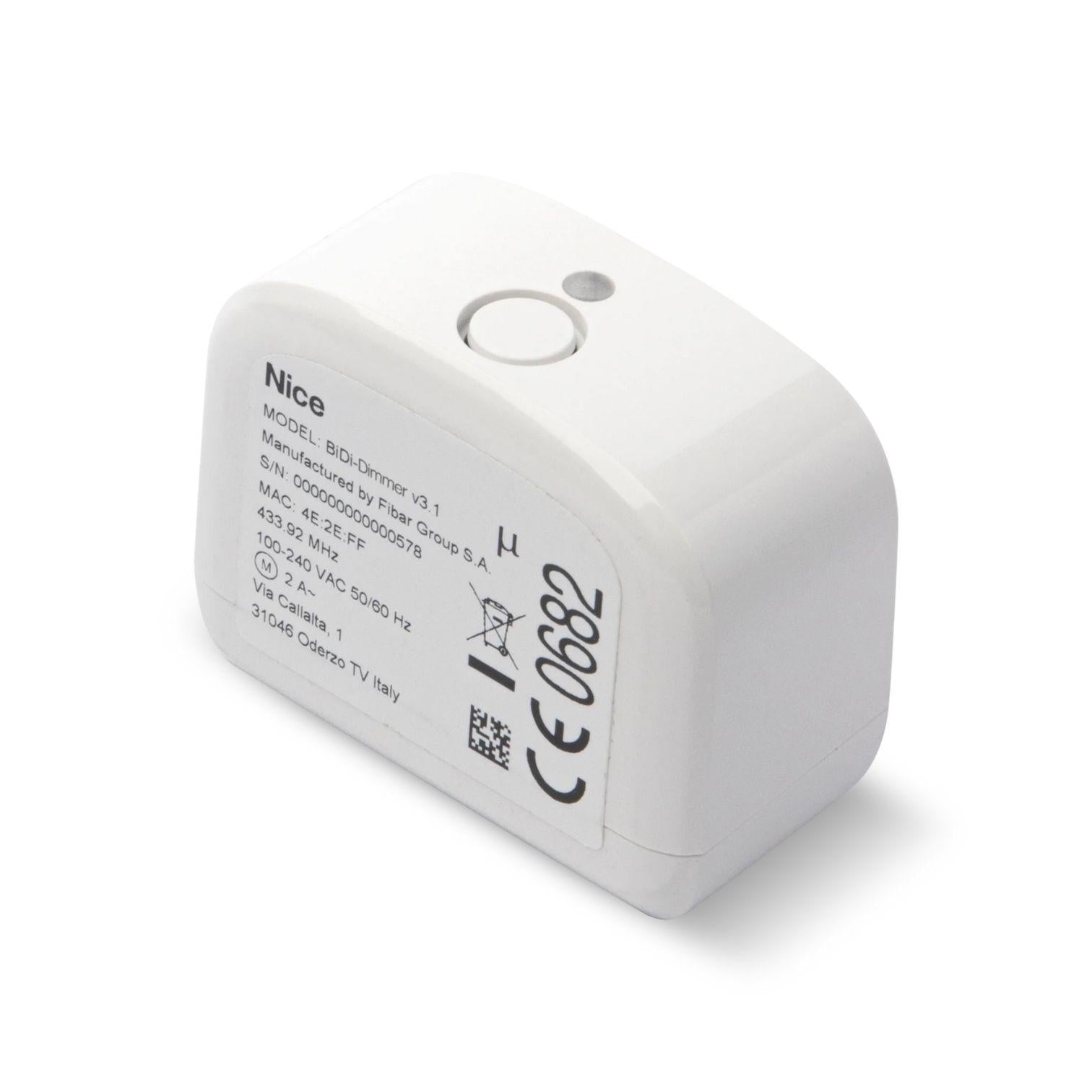 Nice BIDI-DIMMER - Αμφίδρομος δέκτης ελέγχου έντασης ενός φωτός (με μέτρηση κατανάλωσης)