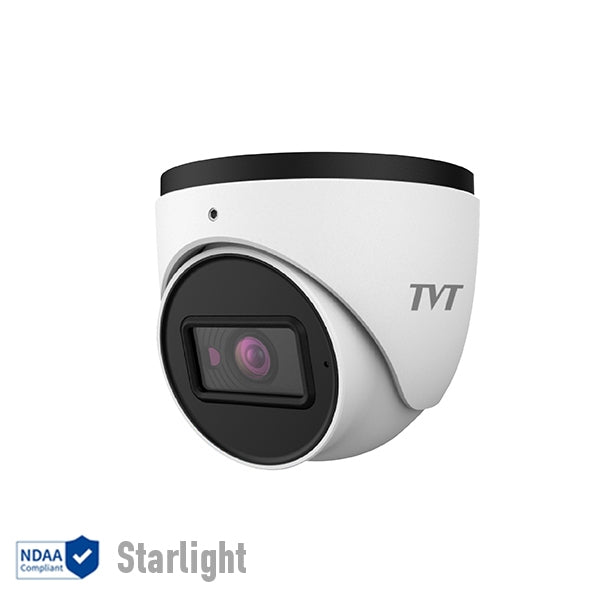 TD-9524S4H-A(D/PE/AR2) 2MP TVT Entry Starlight IPC Turret, IR 20-30m, 2.8mm, built-in Mic
