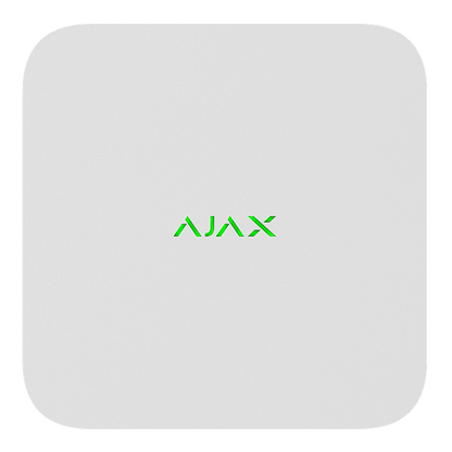 AJAX - NVR (8ch) WHITE Καταγραφικό Αjax 8 καναλιών 4Κ (8ΜP), σε λευκό χρώμα.