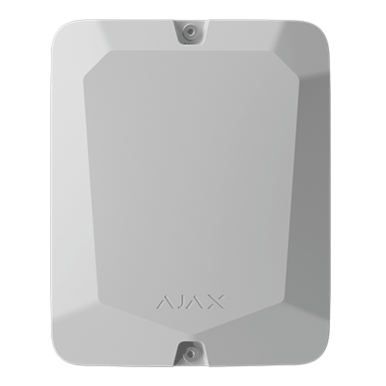 AJAX - CASE C (260) WHITE Κουτί διακλάδωσης μιας θέσης με υποδοχή για μια μπαταρία, για ασφαλή ενσύρματη σύνδεση συσκευών Ajax Fibra, σε λευκό χρώμα.
