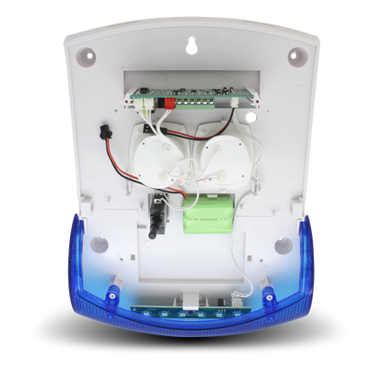 SPARK - SP3650B Εξωτερική σειρήνα με 6 ενδεικτικά Flash LED λειτουργίας, σε μπλε χρώμα.