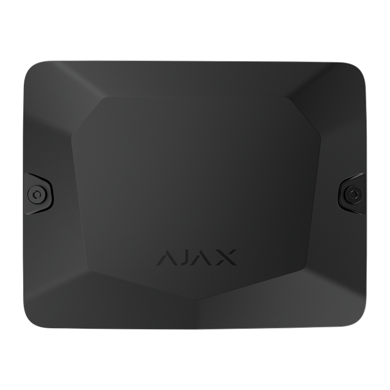 AJAX - CASE B (175) BLACK Κουτί διακλάδωσης δύο θέσεων, για ασφαλή ενσύρματη σύνδεση συσκευών Ajax Fibra, σε μαύρο χρώμα.