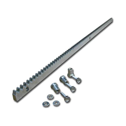 Γαλβανιζε Κρεμαγιέρα Μ4 30x10x1000mm με αποστάτες