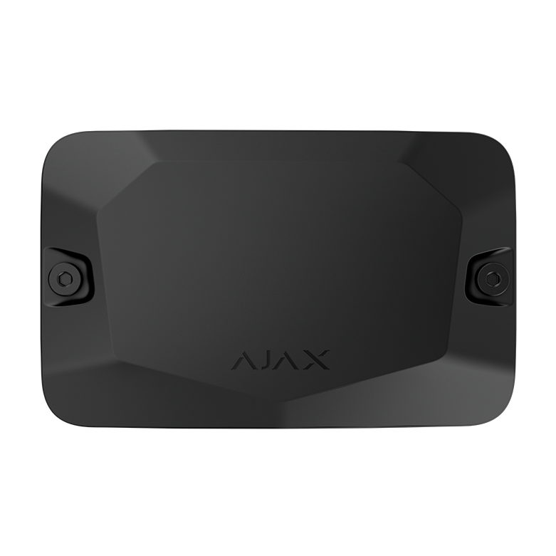 AJAX - CASE A (106) BLACK Κουτί διακλάδωσης μιας θέσης, για ασφαλή ενσύρματη σύνδεση συσκευών Ajax Fibra, σε λευκό χρώμα.
