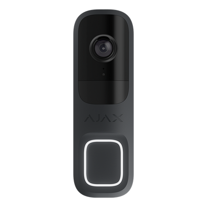 AJAX - AJAX SYSTEMS - DOORBELL GRAPHITE Δικτυακή μπουτονιέρα μίας κλήσης, με δυνατότητα πλήρους ενσωμάτωσης στο Ajax HUB και υποστήριξη καταγραφής μέσω Ajax NVR.