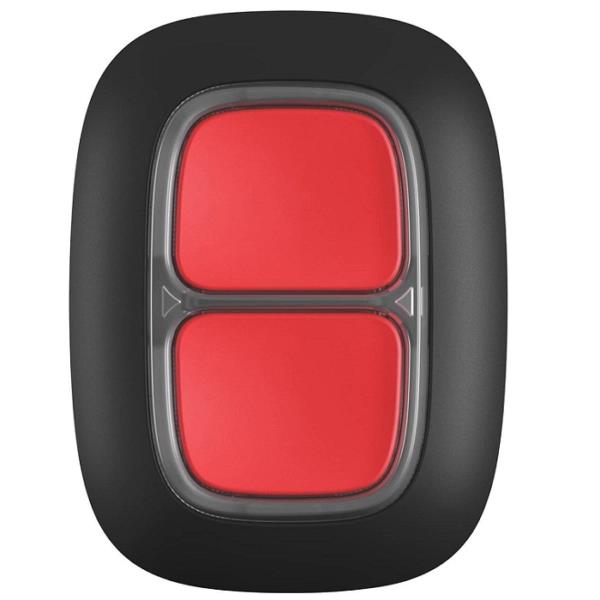 AJAX - DOUBLE BUTTON BLACK Ασύρματο μπουτόν πανικού δύο πλήκτρων, σε μαύρο χρώμα.