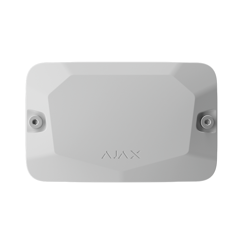 AJAX - CASE A (106) WHITE Κουτί διακλάδωσης μιας θέσης, για ασφαλή ενσύρματη σύνδεση συσκευών Ajax Fibra, σε λευκό χρώμα.
