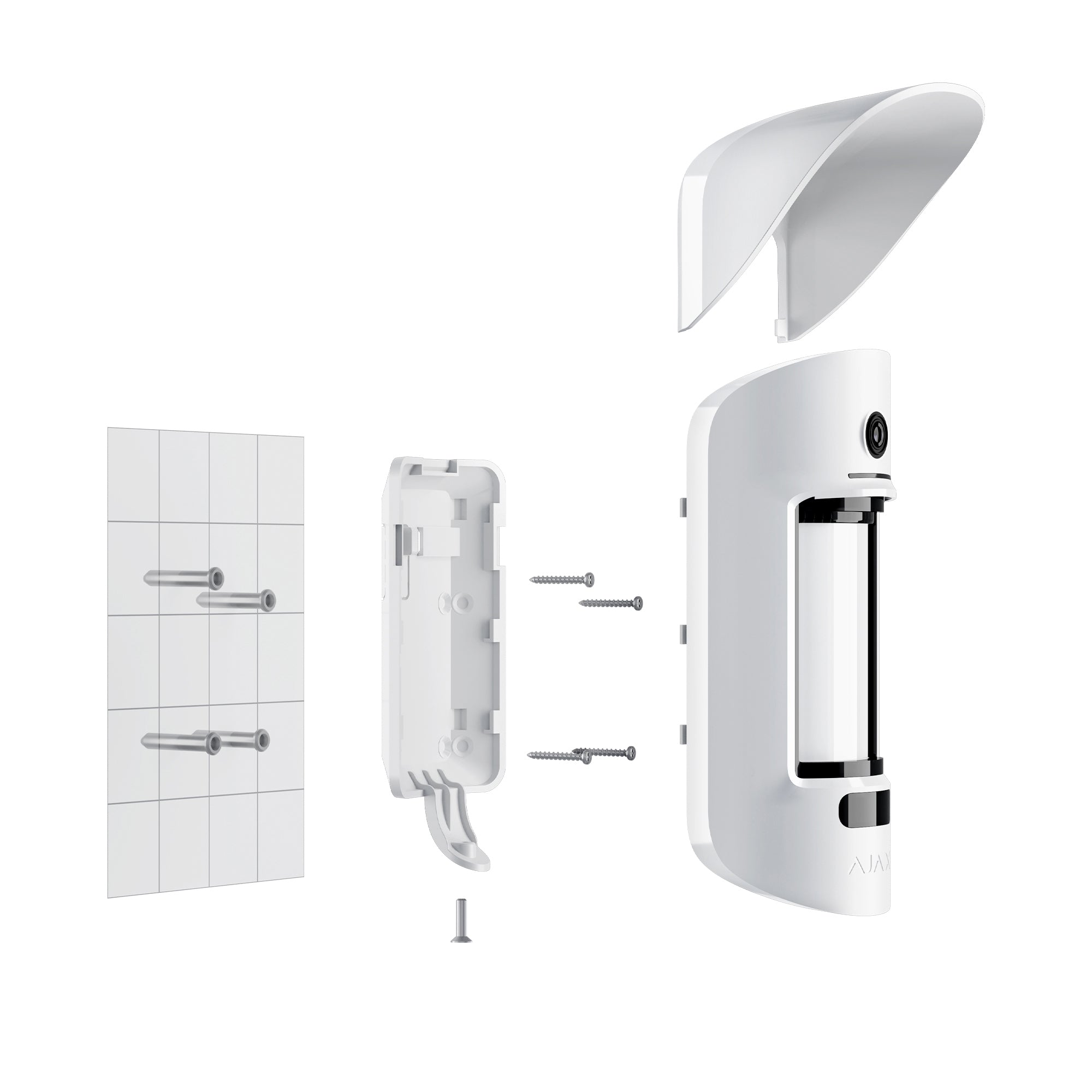 AJAX - MOTION CAM OUTDOOR (PhOD) Ασύρματος ανιχνευτής κίνησης εξωτερικού χώρου PIR & Antimasking με ενσωματωμένη κάμερα για οπτική επιβεβαίωση συναγερμού και φωτογραφίες κατ' επιλογή, Photo on Demand (PhOD).