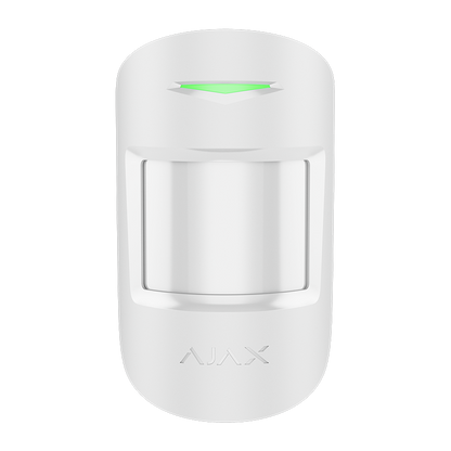 AJAX - MOTION PROTECT SUPERIOR WHITE Aσύρματος ανιχνευτής SUPERIOR, PIR & Pet Friendly (20kg) σε λευκό χρώμα.