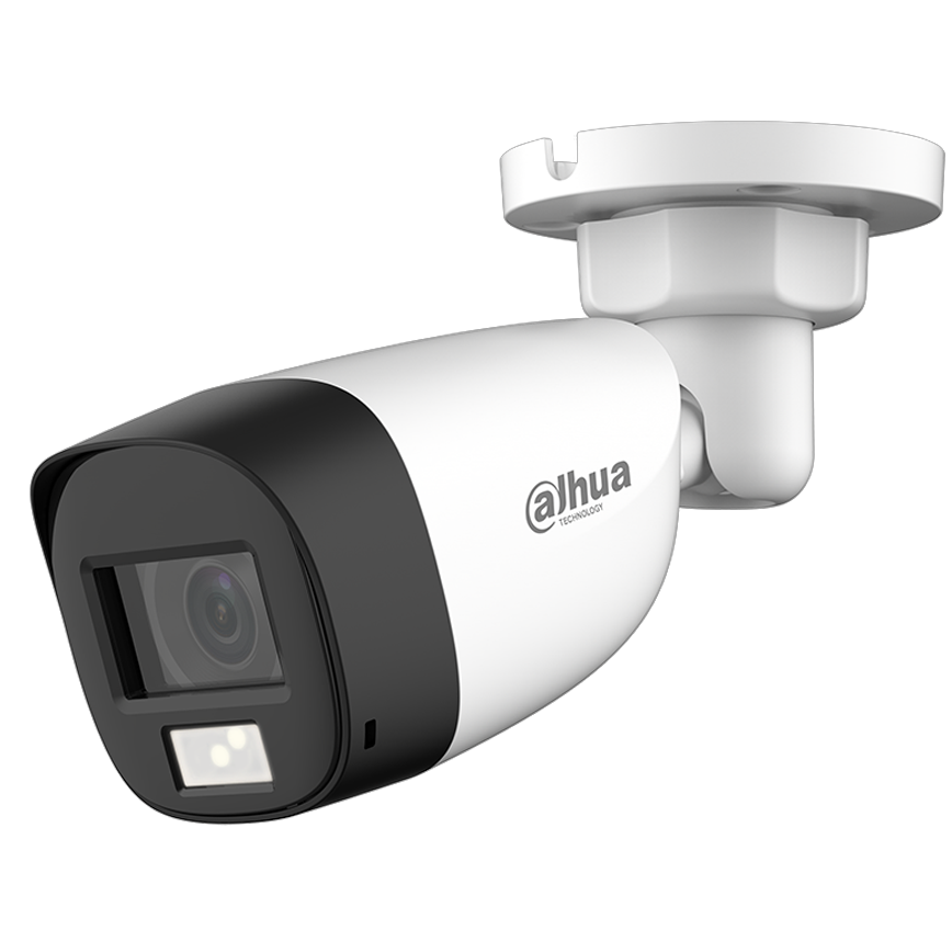 DAHUA - HAC-HFW1500CL-IL-A-0280B-S2 Smart Dual Light Aναλογική κάμερα 5MP με υπέρυθρα 20m και Led φωτισμό 20m.