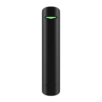 AJAX - GLASS PROTECT SUPERIOR BLACK Ασύρματος ανιχνευτής θραύσης κρυστάλλων SUPERIOR, σε μαύρο χρώμα.