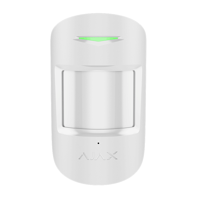 AJAX - COMBI PROTECT SUPERIOR WHITE Ασύρματος ανιχνευτής κίνησης SUPERIOR, PIR , Glass Break & Pet Friendly (20kg) σε λεύκο χρώμα.