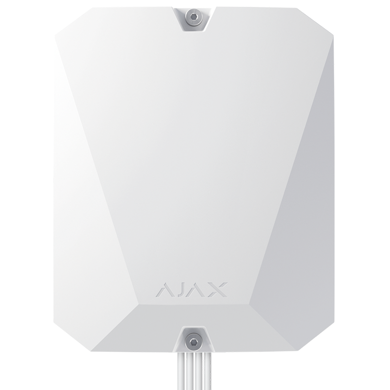 AJAX - MULTITRANSMITTER FIBRA WHITE Fibra Integration Module για την σύνδεση 18 ενσύρματων περιφερειακών συσκευών/ζώνων.