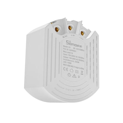 Sonoff D1 - Έξυπνος Ενδιάμεσος Διακόπτης Dimmer RF 433.92MHz