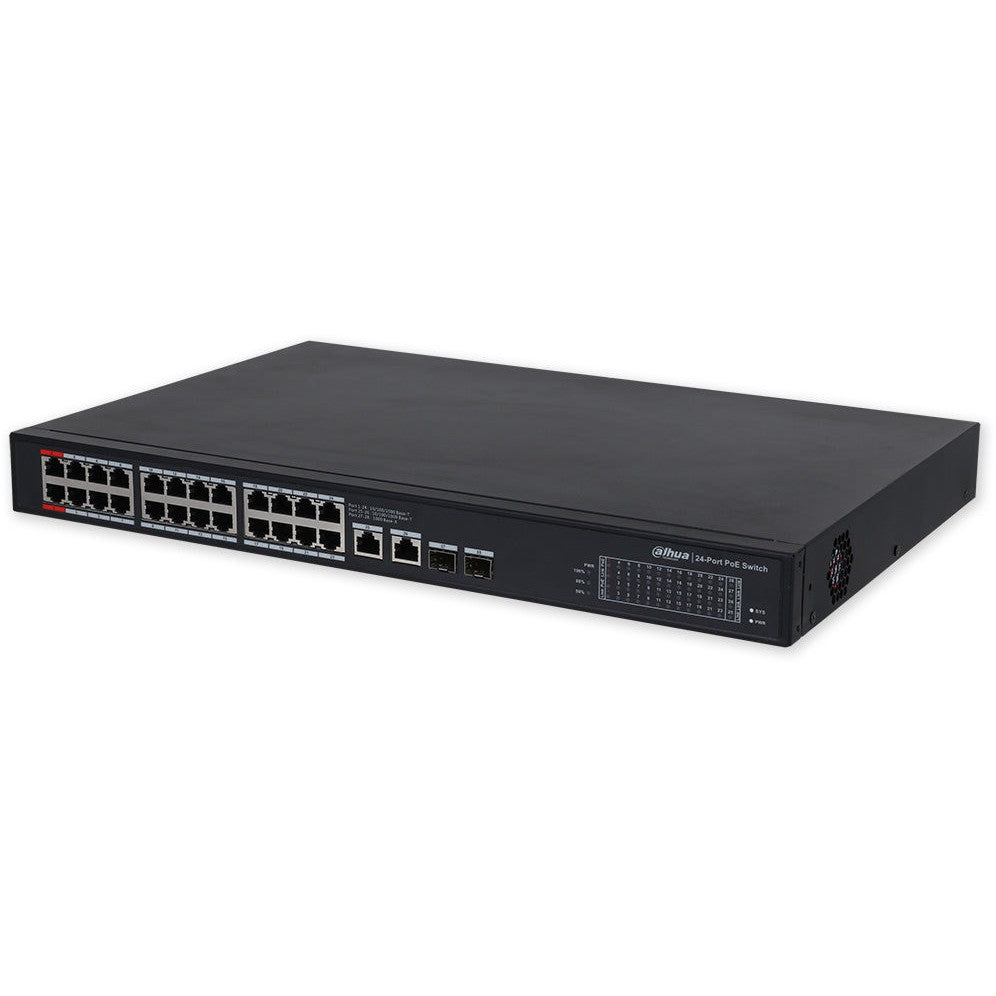 DAHUA - CS4228-24GT-375 Cloud Managed Switch με 24 θύρες PoE στα 1000Mbps, 2 θύρες uplink 1000Mbps και 2 θύρες SFP. Τροφοδοσία 375W.