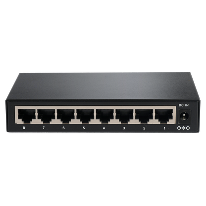 WI-TEK - WI-SG108 V2 Switch 8 θυρών 1000Mbps με VLAN. Mεταλλικό περίβλημα.