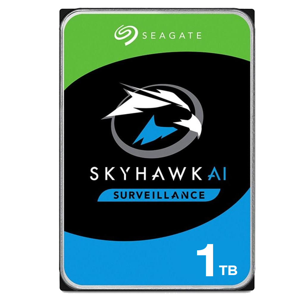 SEAGATE - SKYHAWK 1TB Σκληρός δίσκος 1TB ειδικά σχεδιασμένος για συστήματα παρακολούθησης με λειτουργία 24/7.