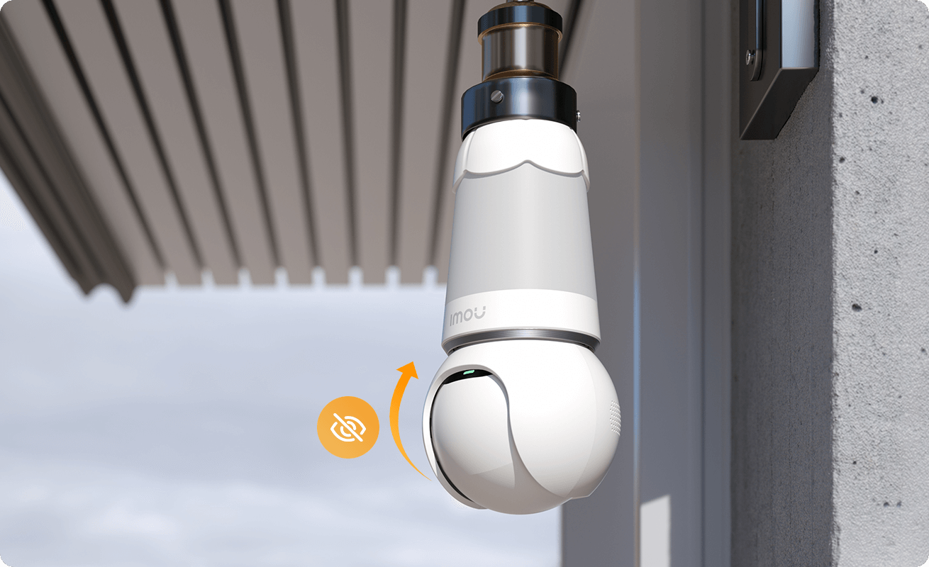 IMOU Bulb Cam 5MP (IPC-S6DP-5M0WEB-E27) - IP Κάμερα Παρακολούθησης Wi-Fi Λάμπα