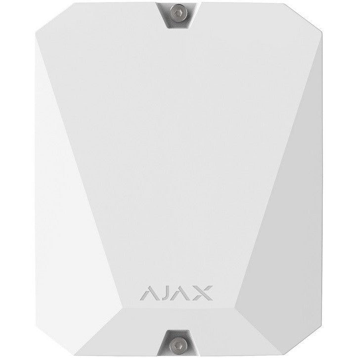 AJAX - MULTITRANSMITTER WHITE Integration Module για την σύνδεση 18 ενσύρματων περιφερειακών συσκευών/ζώνων.