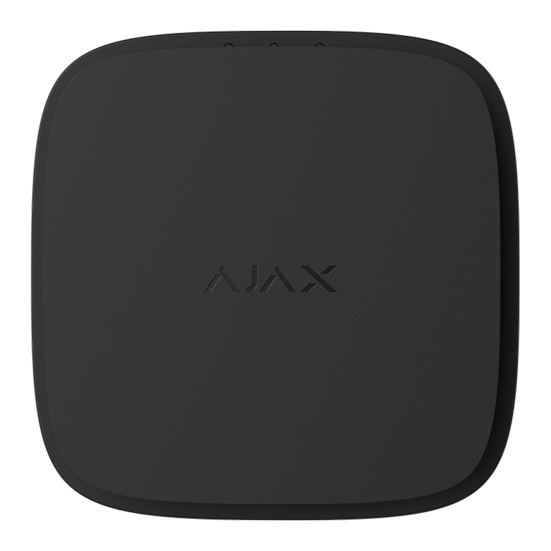 AJAX - FIRE PROTECT 2 RB (HEAT/SMOKE/CO) BLACK Nέος ασύρματος ανιχνευτής καπνού, θερμοκρασίας και μονοξειδίου του άνθρακα (CO) με ενσωματωμένη σειρήνα, σε μαύρο χρώμα.