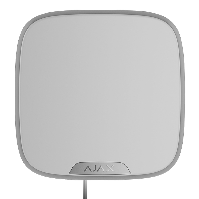 AJAX - STREET SIREN DOUBLE DECK FIBRA WHITE Ενσύρματη εξωτερική σειρήνα Double Deck FIBRA, σε λευκό χρώμα.