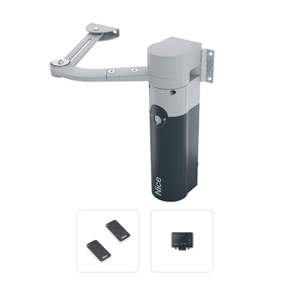 Nice WALKY 1024 (Basic Μονό Kit) Σετ μηχανισμού 24V για ανοιγόμενη αυλόπορτα έως 1,8 μέτρα